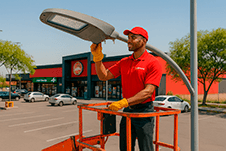 Alumbrado poste publico